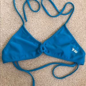 blue kauai bikini top